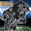 Los Angeles Kings NHL Us Flag Hawaiian Custom Summer - Adult & Kids T-Shirts, Sweatshirts & Hoodies apparel design preview 1