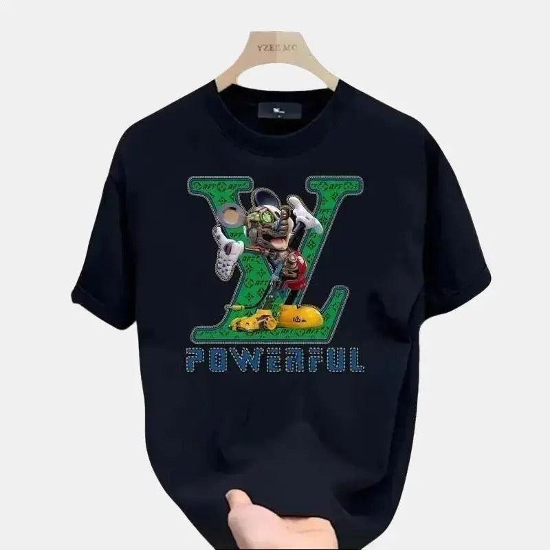 Lvlv Powerful Cotton Summer Cute Luxury Y2K Chic - Adult & Kids T-Shirts, Sweatshirts & Hoodies apparel design preview 1