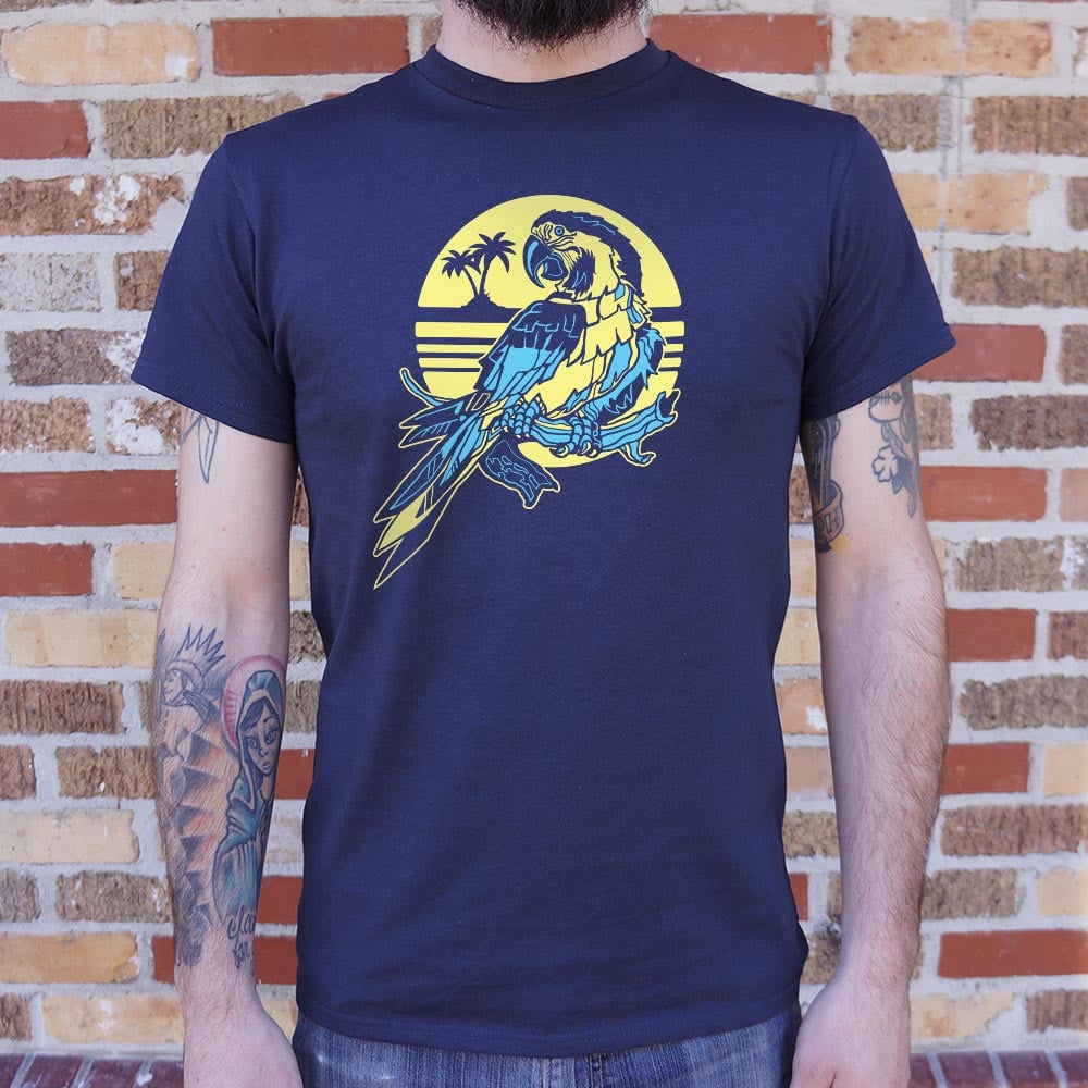 Tropical Parrot - Adult & Kids T-Shirts, Sweatshirts & Hoodies apparel design preview 1