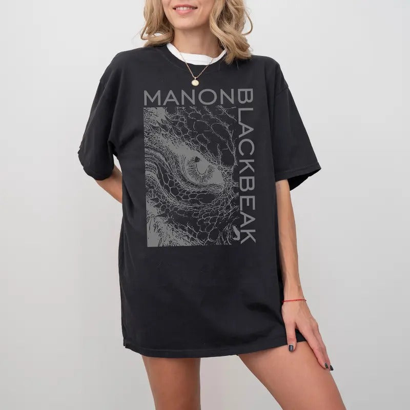 Manon Blackbeak Dragon Legend Throne - Adult & Kids T-Shirts, Sweatshirts & Hoodies apparel design preview 1