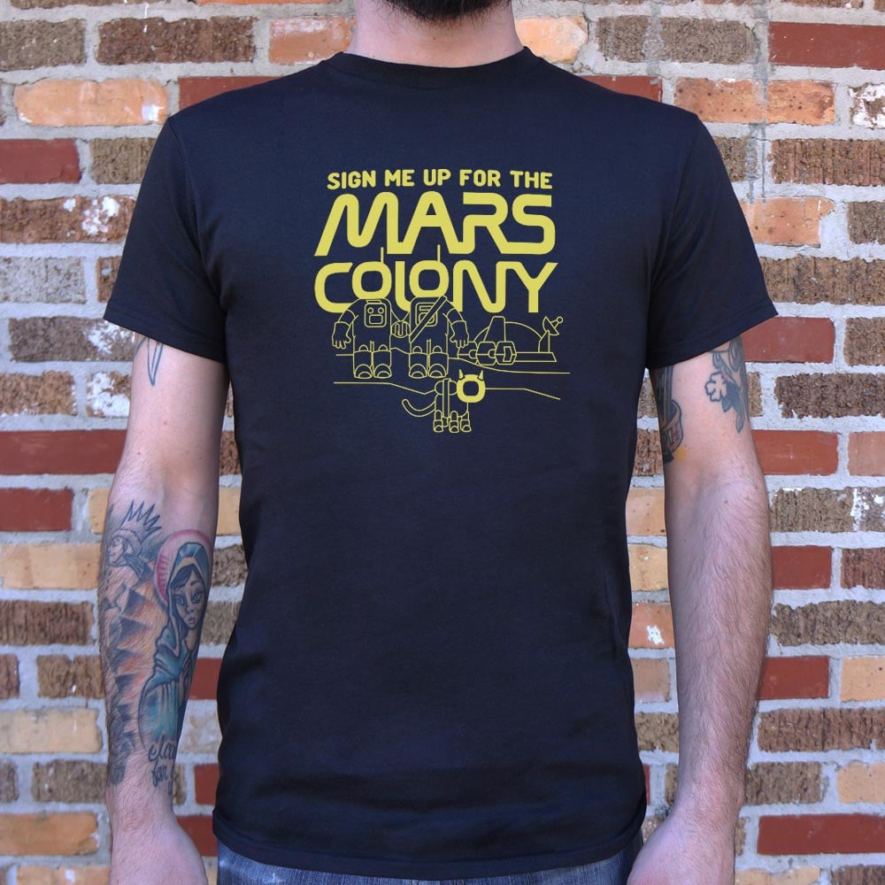 Mars Colony - Adult & Kids T-Shirts, Sweatshirts & Hoodies apparel design preview 1