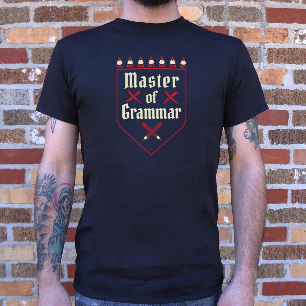 Master Of Grammar - Adult & Kids T-Shirts, Sweatshirts & Hoodies apparel design preview 1