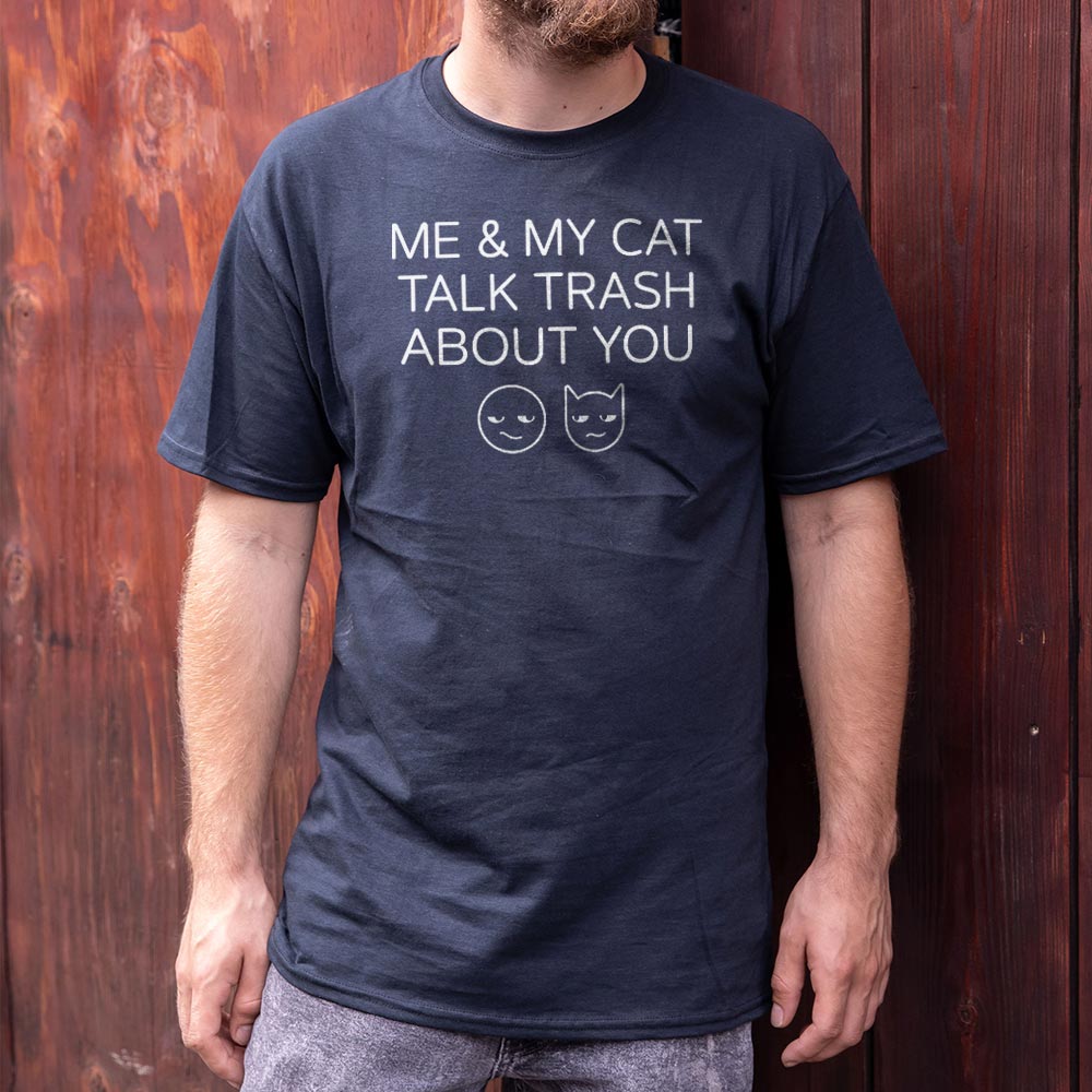 Me &amp My Cat - Adult & Kids T-Shirts, Sweatshirts & Hoodies apparel design preview 1