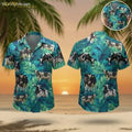 Men's Cow Print Hawaiian Black White Animal Pattern - Adult & Kids T-Shirts, Sweatshirts & Hoodies apparel design preview 1