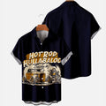 Men's Vintage Car Print Casual Short Sleeve Trendy - Adult & Kids T-Shirts, Sweatshirts & Hoodies apparel design preview 1