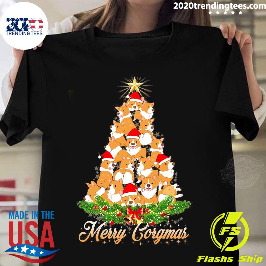 Merry Christmas Corgi Christmas Sweater - Holiday Gift product image