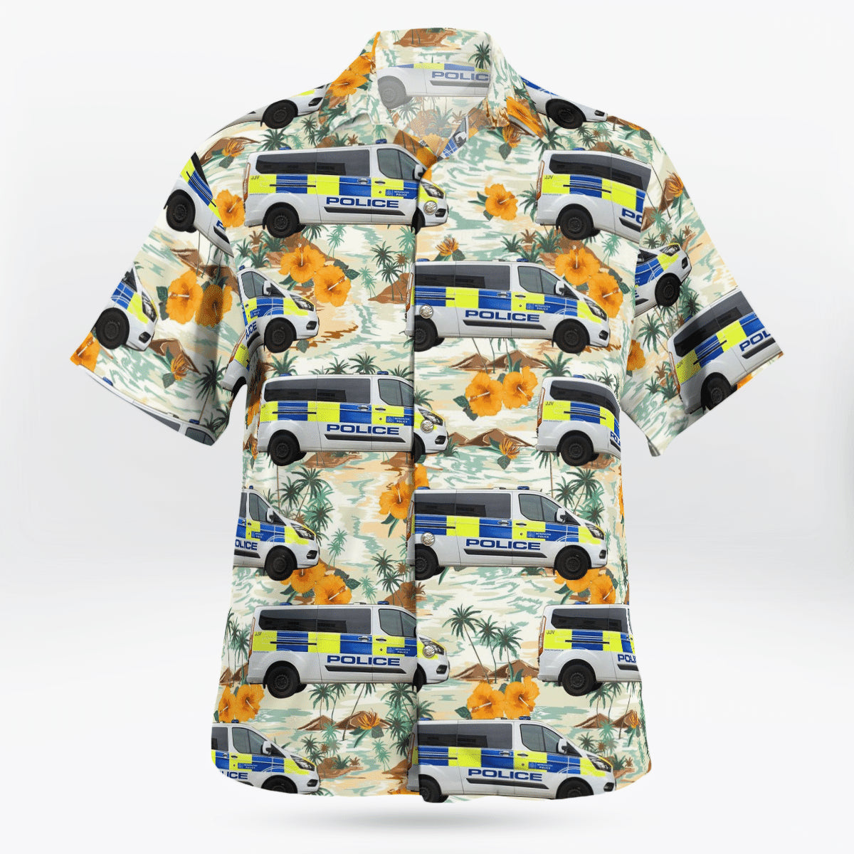 Metropolitan Police Service Ford Transit Hawaiian - Adult & Kids T-Shirts, Sweatshirts & Hoodies apparel design preview 1