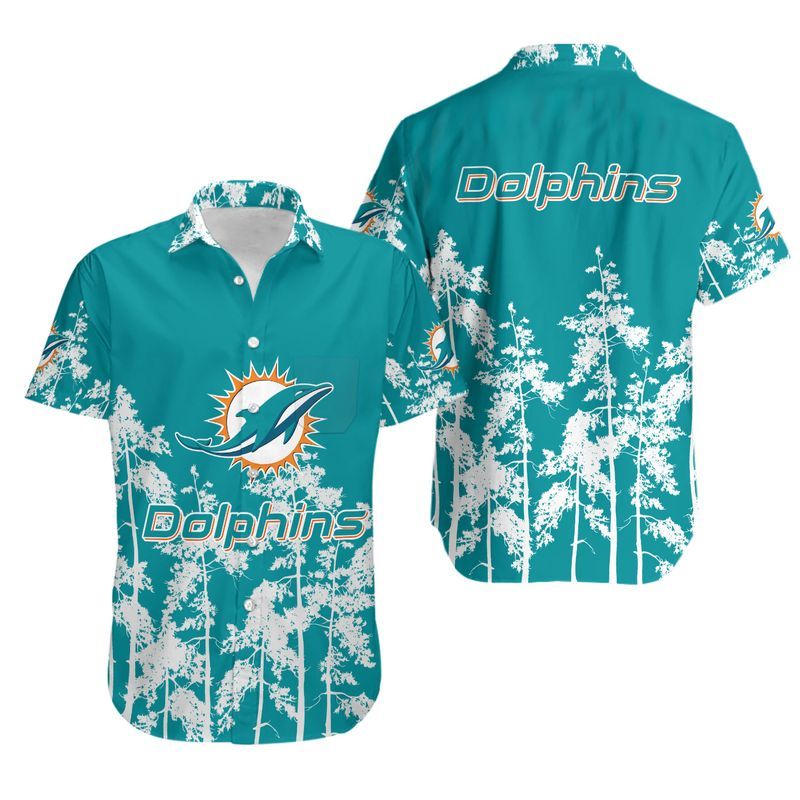 Miami Dolphins Hawaiian Shirtsecret Forest Limited - Adult & Kids T-Shirts, Sweatshirts & Hoodies apparel design preview 1
