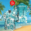 Miami Dolphins Short Sleeve Button Up Tropical - Adult & Kids T-Shirts, Sweatshirts & Hoodies apparel design preview 1