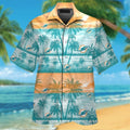 Miami Dolphins Short Sleeve Button Up Tropical - Adult & Kids T-Shirts, Sweatshirts & Hoodies apparel design preview 1