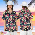 Michael Myers Floral Halloween Horror Movie Summer - Adult & Kids T-Shirts, Sweatshirts & Hoodies apparel design preview 1