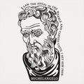Michelangelo Quote - Adult & Kids T-Shirts, Sweatshirts & Hoodies apparel design preview 1