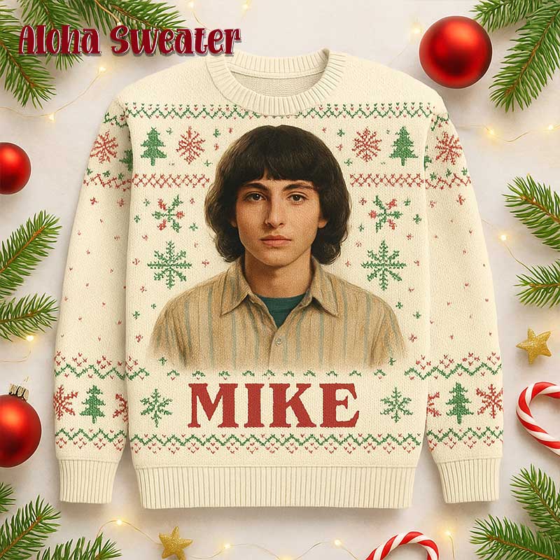 Merry Strangemas From Stranger Things Ugly Christmas Sweater - Holiday Gift product image 2