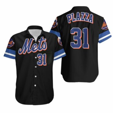 Mike Piazza New York Mets Legends Hawaiian - Adult & Kids T-Shirts, Sweatshirts & Hoodies apparel design preview 1
