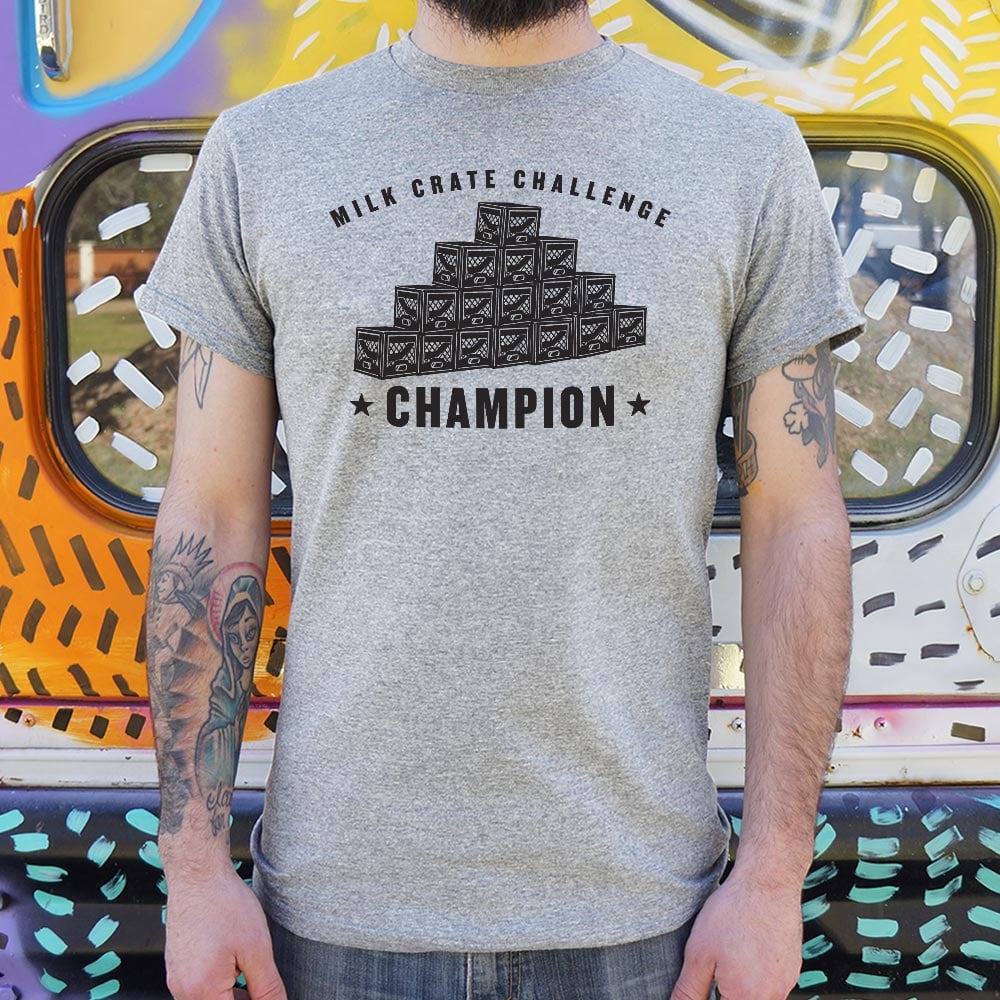 Milk Crate Challenge Champ - Adult & Kids T-Shirts, Sweatshirts & Hoodies apparel design preview 1