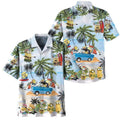 Minions Hawaiian Summer Tropical Vacation On Car - Adult & Kids T-Shirts, Sweatshirts & Hoodies apparel design preview 1