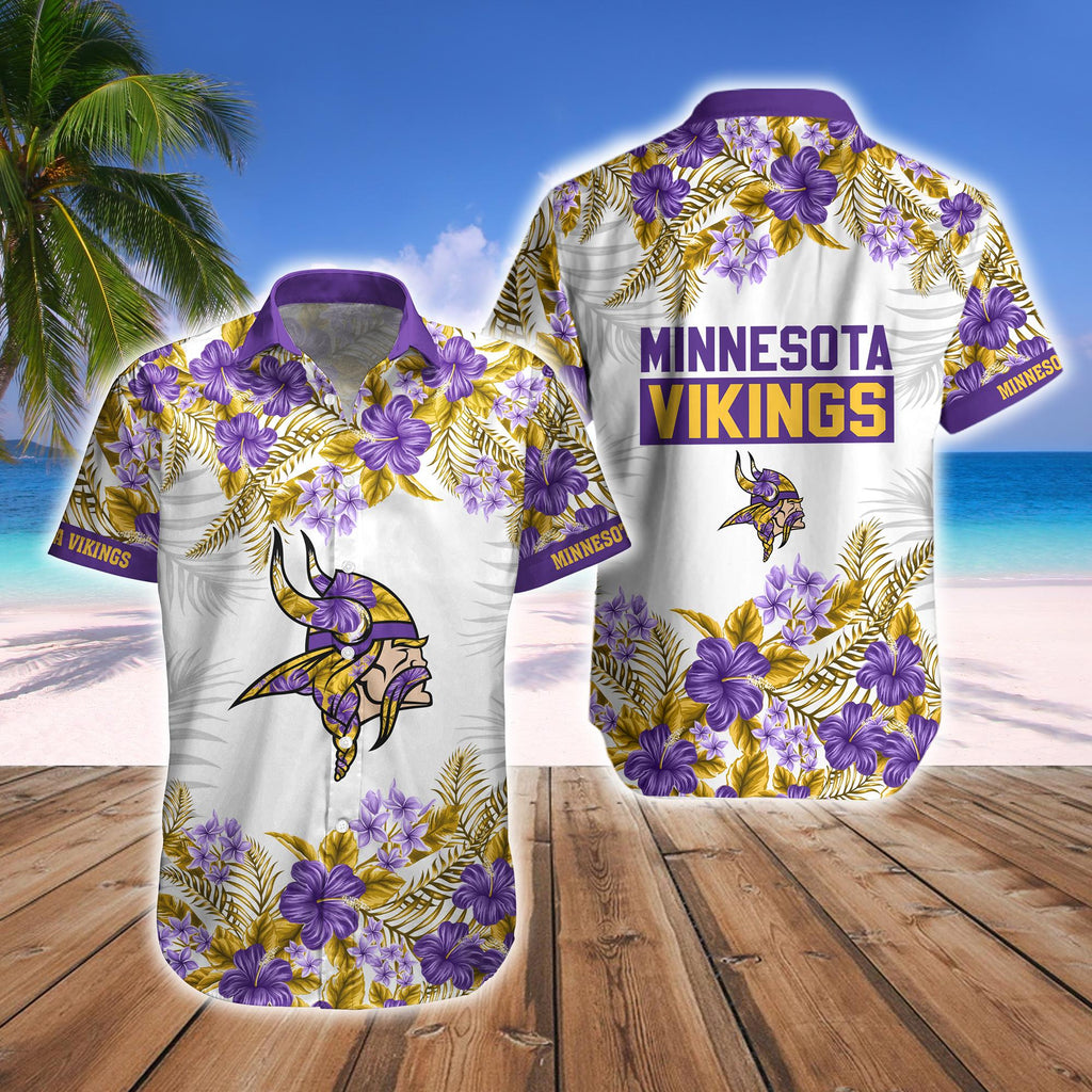Minnesota Vikings Norse Pride Hawaiian Shorts Combo - Adult & Kids T-Shirts, Sweatshirts & Hoodies apparel design preview 1
