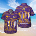 Minnesota Vikings Short Sleeve Button Up Tropical - Adult & Kids T-Shirts, Sweatshirts & Hoodies apparel design preview 1