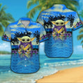Minnesota Vikings Short Sleeve Button Up Tropical - Adult & Kids T-Shirts, Sweatshirts & Hoodies apparel design preview 1