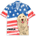 Greatest Dog Dad Personalized Custom Hawaiian - Adult & Kids T-Shirts, Sweatshirts & Hoodies apparel design preview 1