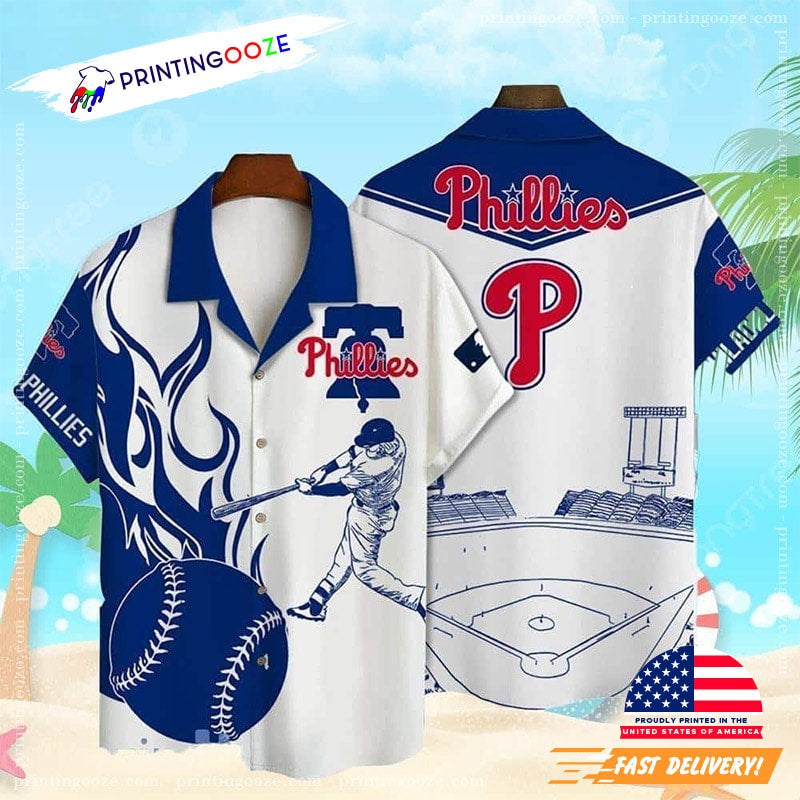 MLB Philadelphia Phillies Hawaiian - Adult & Kids T-Shirts, Sweatshirts & Hoodies apparel design preview 1