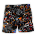 Monster Truck Racing Art Trendy Aloha Hawaiian Beach - Adult & Kids T-Shirts, Sweatshirts & Hoodies apparel design preview 1