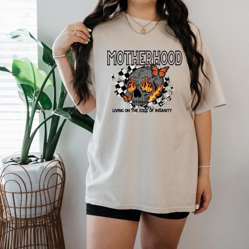 Motherhood Edge Insanity DRG - Adult & Kids T-Shirts, Sweatshirts & Hoodies apparel design preview 1