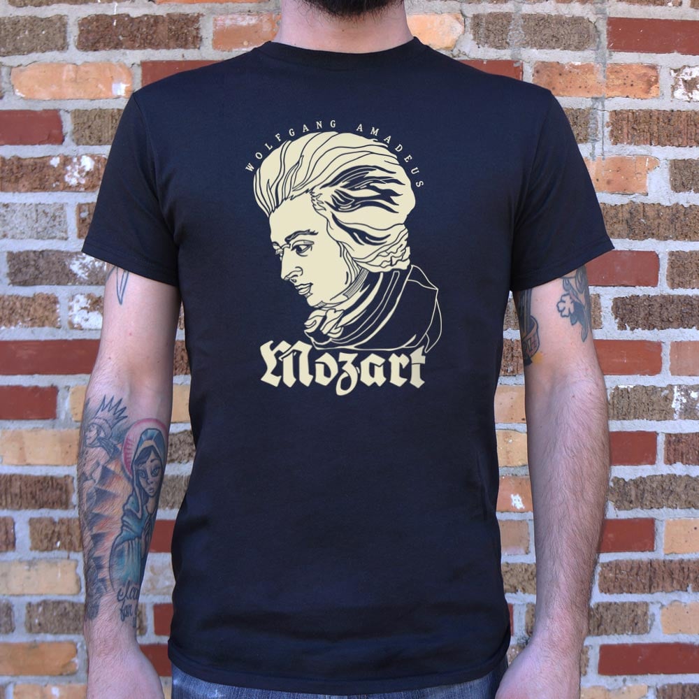 Mozart Portrait - Adult & Kids T-Shirts, Sweatshirts & Hoodies apparel design preview 1