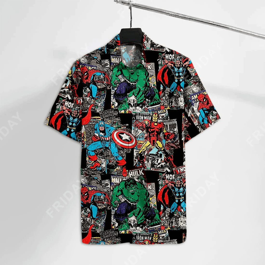 Mv Trendy Hawaiian Superheroes Comic Hawaii - Adult & Kids T-Shirts, Sweatshirts & Hoodies apparel design preview 1