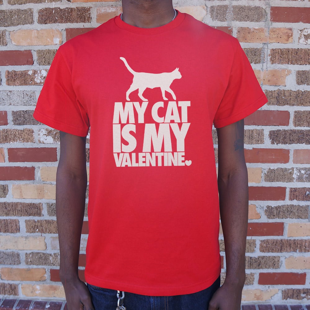 My Cat Is Valentine - Adult & Kids T-Shirts, Sweatshirts & Hoodies apparel design preview 1