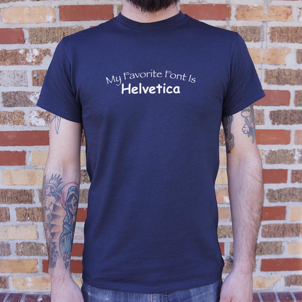 My Favorite Font - Adult & Kids T-Shirts, Sweatshirts & Hoodies apparel design preview 1