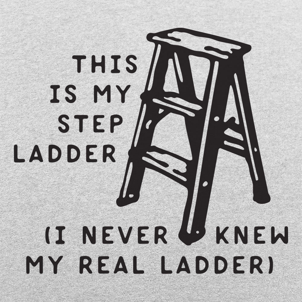 My Step Ladder - Adult & Kids T-Shirts, Sweatshirts & Hoodies apparel design preview 1