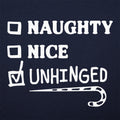 Naughty Nice Unhinged - Adult & Kids T-Shirts, Sweatshirts & Hoodies apparel design preview 1