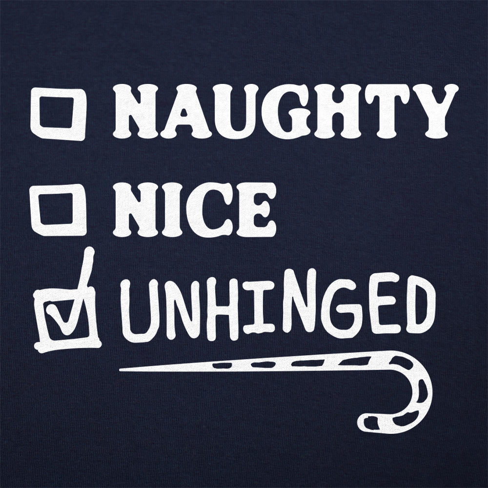 Naughty Nice Unhinged - Adult & Kids T-Shirts, Sweatshirts & Hoodies apparel design preview 1