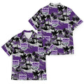 NBA Sacramento Kings Purple White Palm Trees Car - Adult & Kids T-Shirts, Sweatshirts & Hoodies apparel design preview 1