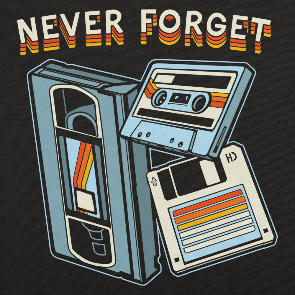 Never Forget Full Color - Adult & Kids T-Shirts, Sweatshirts & Hoodies apparel design preview 1