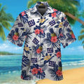 New York Giants Short Sleeve Button Up Tropical - Adult & Kids T-Shirts, Sweatshirts & Hoodies apparel design preview 1