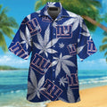 New York Giants Short Sleeve Button Up Tropical - Adult & Kids T-Shirts, Sweatshirts & Hoodies apparel design preview 1