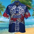 New York Giants Short Sleeve Button Up Tropical - Adult & Kids T-Shirts, Sweatshirts & Hoodies apparel design preview 1
