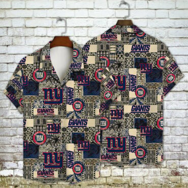 New York Giants Tribal Heritage Hawaiian - Adult & Kids T-Shirts, Sweatshirts & Hoodies apparel design preview 1