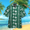 New York Jets Short Sleeve Button Up Tropical - Adult & Kids T-Shirts, Sweatshirts & Hoodies apparel design preview 1