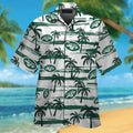 New York Jets Short Sleeve Button Up Tropical - Adult & Kids T-Shirts, Sweatshirts & Hoodies apparel design preview 1
