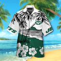 New York Jets Short Sleeve Button Up Tropical - Adult & Kids T-Shirts, Sweatshirts & Hoodies apparel design preview 1
