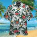 New York Jets Short Sleeve Button Up Tropical - Adult & Kids T-Shirts, Sweatshirts & Hoodies apparel design preview 1