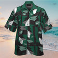 New York Jets Short Sleeve Button Up Tropical - Adult & Kids T-Shirts, Sweatshirts & Hoodies apparel design preview 1