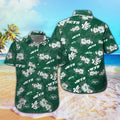 New York Jets Short Sleeve Button Up Tropical - Adult & Kids T-Shirts, Sweatshirts & Hoodies apparel design preview 1