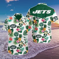 New York Jets Tropical Vibes Hawaiian - Adult & Kids T-Shirts, Sweatshirts & Hoodies apparel design preview 1