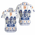 New York Mets Gnomes Coastal Chill Hawaiian - Adult & Kids T-Shirts, Sweatshirts & Hoodies apparel design preview 1