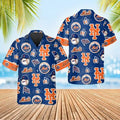 New York Mets Island Adventure Hawaiian - Adult & Kids T-Shirts, Sweatshirts & Hoodies apparel design preview 1