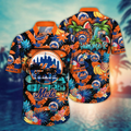 New York Mets MLB Hawaiian Warmth Aloha - Adult & Kids T-Shirts, Sweatshirts & Hoodies apparel design preview 1